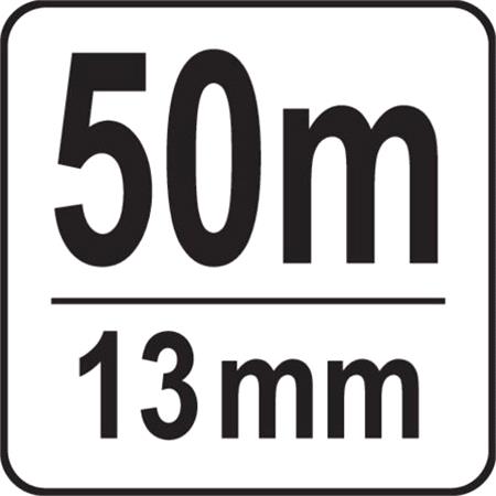 STEEL MEASURING TAPE 50 M X 13 MM