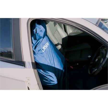 LASER 5102 Front Seat Protector   Blue