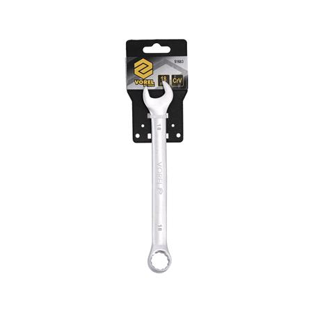 COMBINATION SPANNER CrV 18MM SATIN
