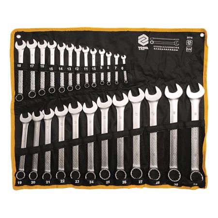 COMBINATION SPANNER SET CrV 25PCS 6 32MM