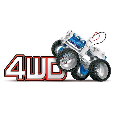 Salt Water 4 x 4 Engine Car   Build & Learn