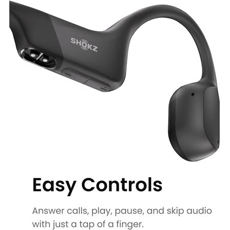 SHOKZ OpenRun Mini Bone Conduction Headphones Black   USB C