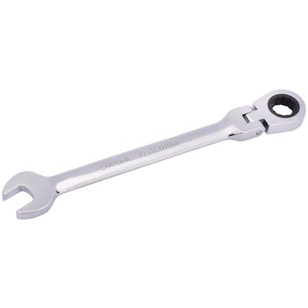 Draper 52016 HI TORQ Metric Flexible Head Ratcheting Combination Spanner, 14mm