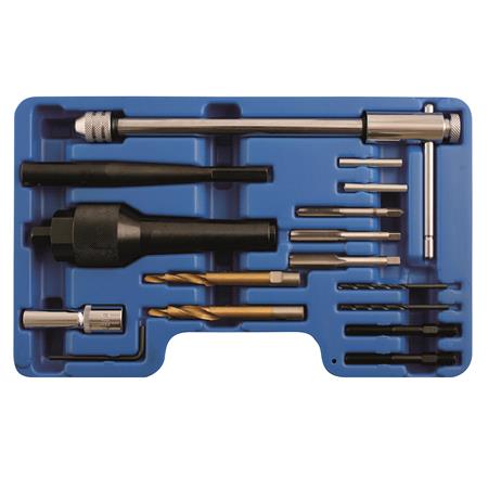 LASER 5205 Glow Plug Removal Set   16 Piece