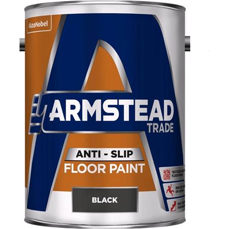 Armstead Anti Slip Floor Paint   Black   5 Litre