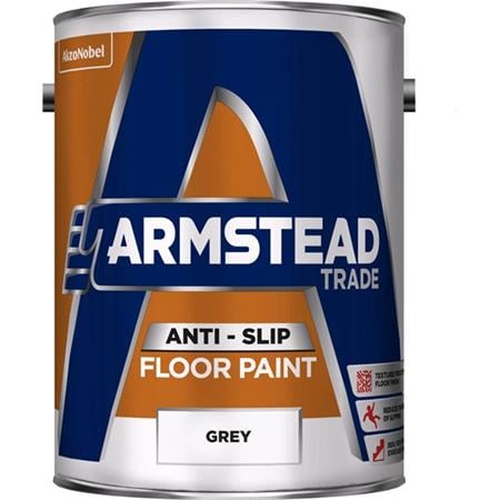 Armstead Anti Slip Floor Paint   Grey   5 Litre