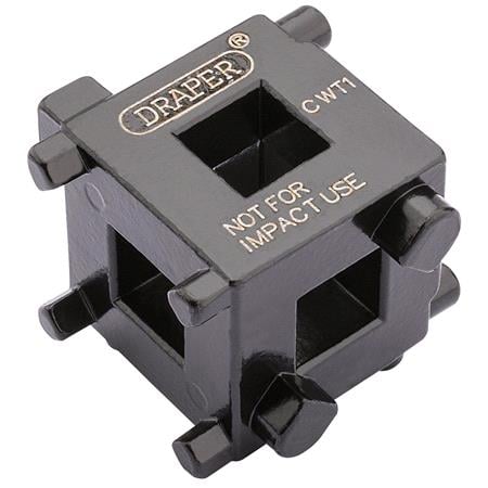 Draper 52334 3 8 inch Square Drive Brake Caliper Wind Back Cube