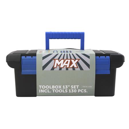 MAX 130 Piece Tool Box Set