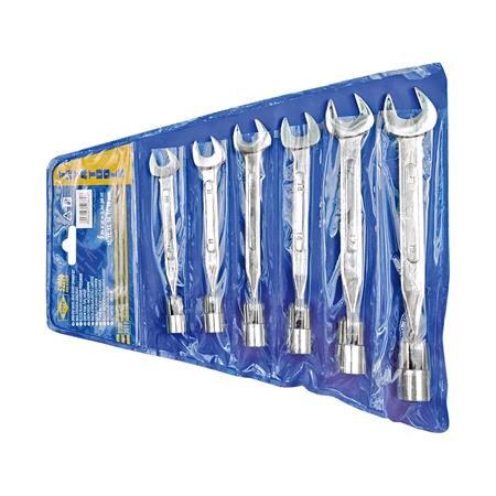 OPEN END SWIVEL HEAD SOCKET SPANNER SET