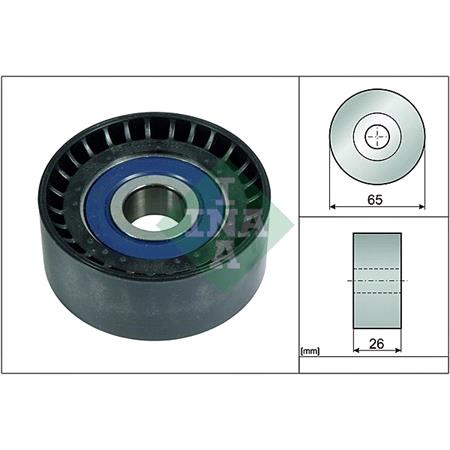 INA Deflection Guide Pulley V Ribbed Belt   532066610