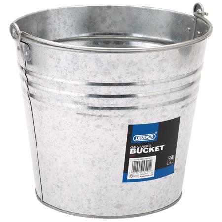 Draper 53241 Galvanised Steel Bucket (14L)