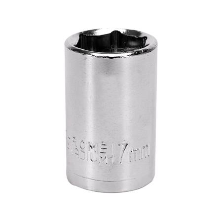 SOCKET 6PT 1/2" 17MM