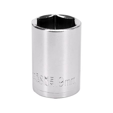 SOCKET 6PT 1/2" 19MM