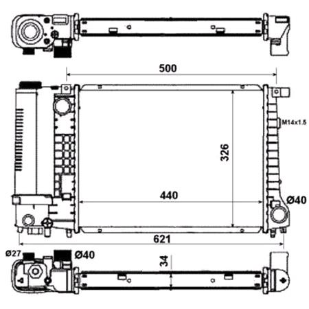 NRF Radiator   53426