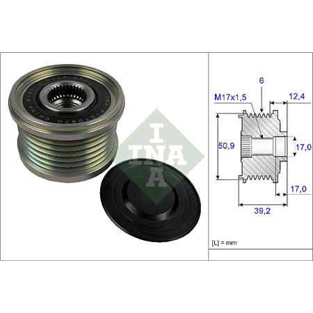 INA Alternator Freewheel Clutch   535024710