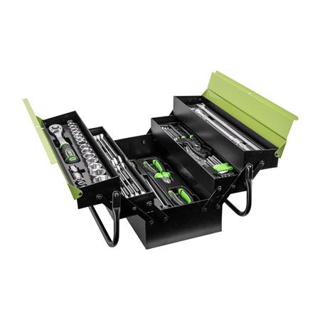 JBM 64 PIECES CANTILEVER TOOL BOX SET 