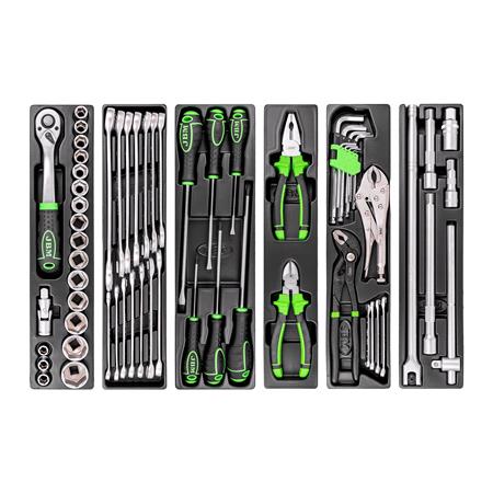 JBM 64 PIECES CANTILEVER TOOL BOX SET 