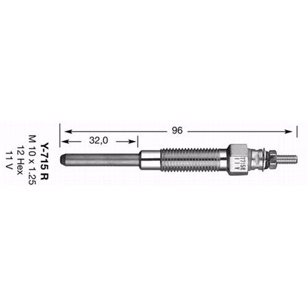 NGK Glow Plug (single)   5376