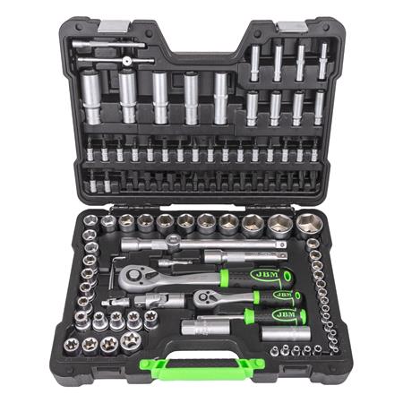 JBM 108 Piece Tool Case with Hexagonal Sockets