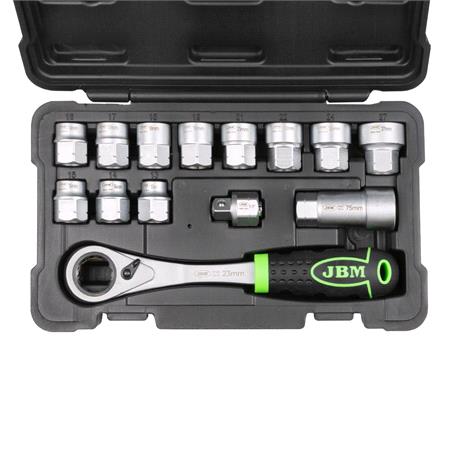 JBM 14pc Go Through Tool Kit  Zinc Finish 