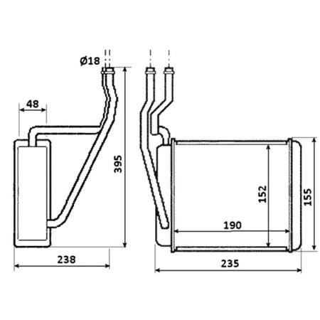 NRF Interior Heating Heat Exchanger   54231