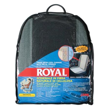 Royal, paper mesh cushion with metal springs   Black