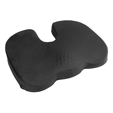 Memory Foam Contour Seat Cushion   Black