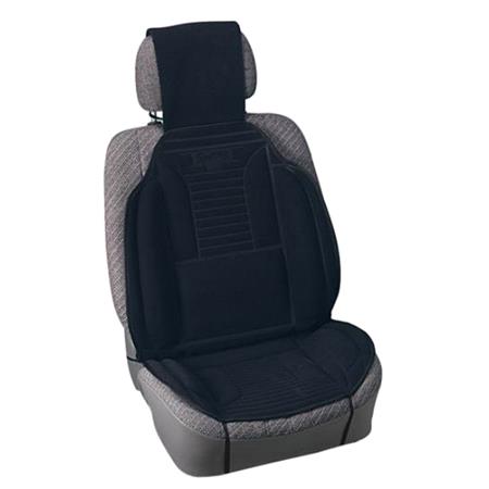 Sporty Lumbar Support Seat  Pad   Black