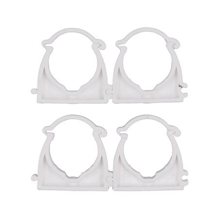 SELF LOCKING PIPE CLIPS 32MM 4PCS