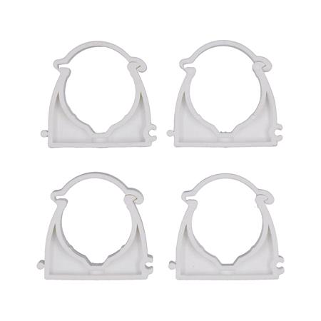 SELF LOCKING PIPE CLIPS 40MM 4PCS