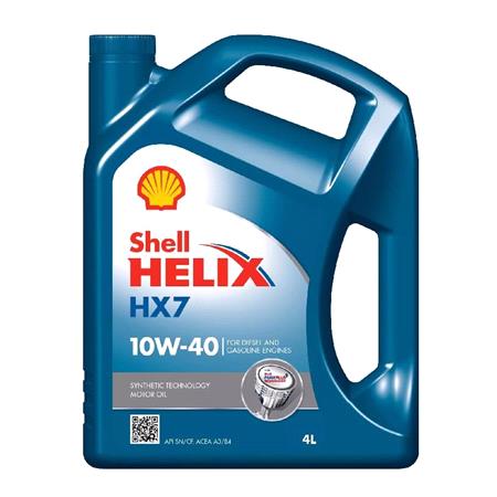 Shell Helix HX7 10W40 Engine Oil Semi Synthetic   4 Litre