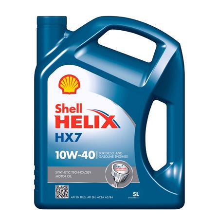 Shell Helix HX7 A3/B4 10W40 Engine Oil Semi Synthetic   5 Litre