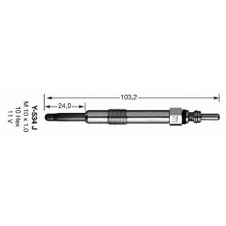 NGK Glow Plug (single)   5540