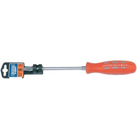 Draper Expert 55488 Plain Slot Flared Tip Mechanics Screwdriver (8mm x 150mm)