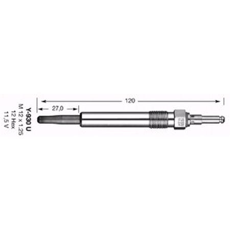 NGK Glow Plug (single)   5568