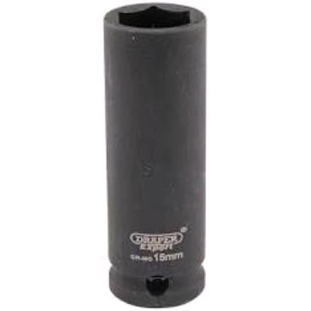 Draper Expert 06888 15mm 3 8 inch Square Drive Hi Torq 6 Point Deep Impact Socket