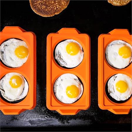 Blackstone 2 Section Egg Ring Tray   3 Piece