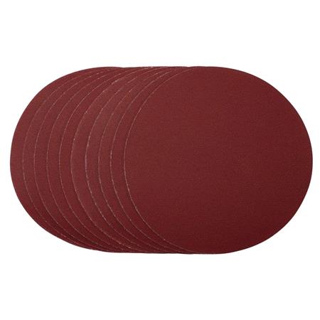Draper 56182 Sanding Discs, 180mm, Hook & Loop, 240 Grit, (Pack Of 10)