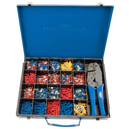 Draper Expert 56383 Ratchet Crimping Tool and Terminal Kit