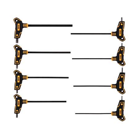 T HANDLE HEX KEY SET 8PCS