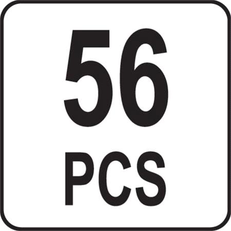 56PCS SCREWDRIVER BIT SET