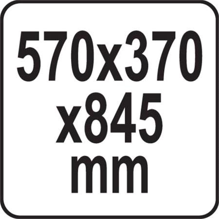 TROLLEY TOOL BOX 3 SEGMENTS