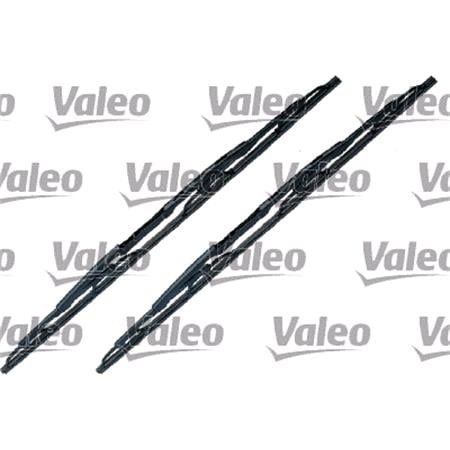 Valeo VM207 Silencio Flat Wiper Blades Front Set (645 / 520mm) for 607 2000 Onwards