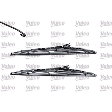 Valeo VM222 Silencio Wiper Blade Front Set (475 / 475mm) for Volkswagen Polo Estate 1997 2001