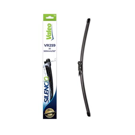 Valeo VR259 Silencio Rear Wiper Blade (500mm   Pinch Tab Arm Connection) for OPEL INSIGNIA 2008 to 2017