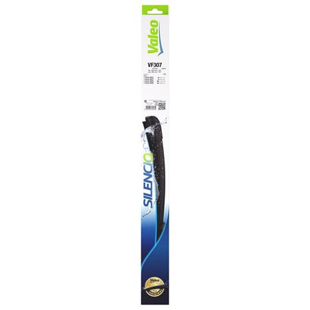 Valeo VF307 Silencio Flat Wiper Blades Front Set (500 / 500mm   Pinch Type Arm Connection) for BMW 1 Series 2004 to 2012