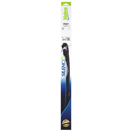 Valeo VF427 Silencio Flat Wiper Blades Front Set (650 / 400mm   Pinch Tab Arm Connection) for CORSA D 2006 to 2014