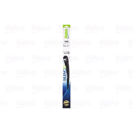 Valeo VF380 Silencio Flat Wiper Blades Front Set (550 / 550mm   Claw Arm Connection) for Audi A6 Avant 2005 to 2011