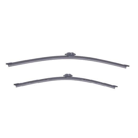 Valeo VM395 Silencio Flat Wiper Blades Front Set (600 / 475mm) for Renault KOLEOS 2008 to 2015