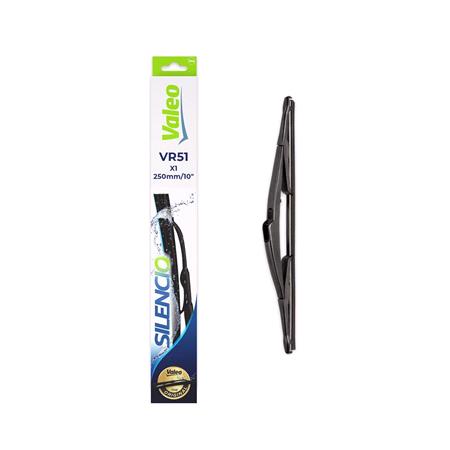 Valeo VR51 Silencio Rear Wiper Blade (250mm) for Vauxhall ASTRA Estate 2015 to 2021